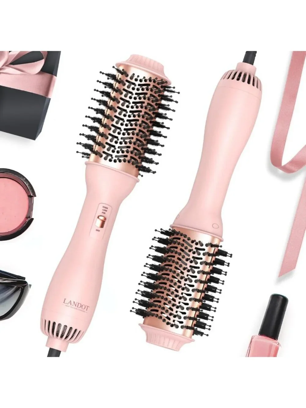 One-Step Hot Air Brush Dryer for Smooth Blowout & Volume - Hair Styling Tool